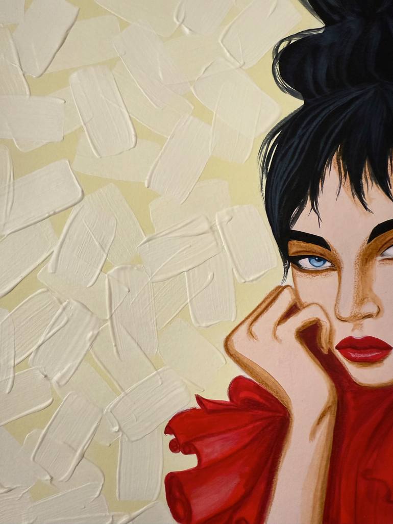 Original Contemporary Fashion Painting by Maryna Dobrova