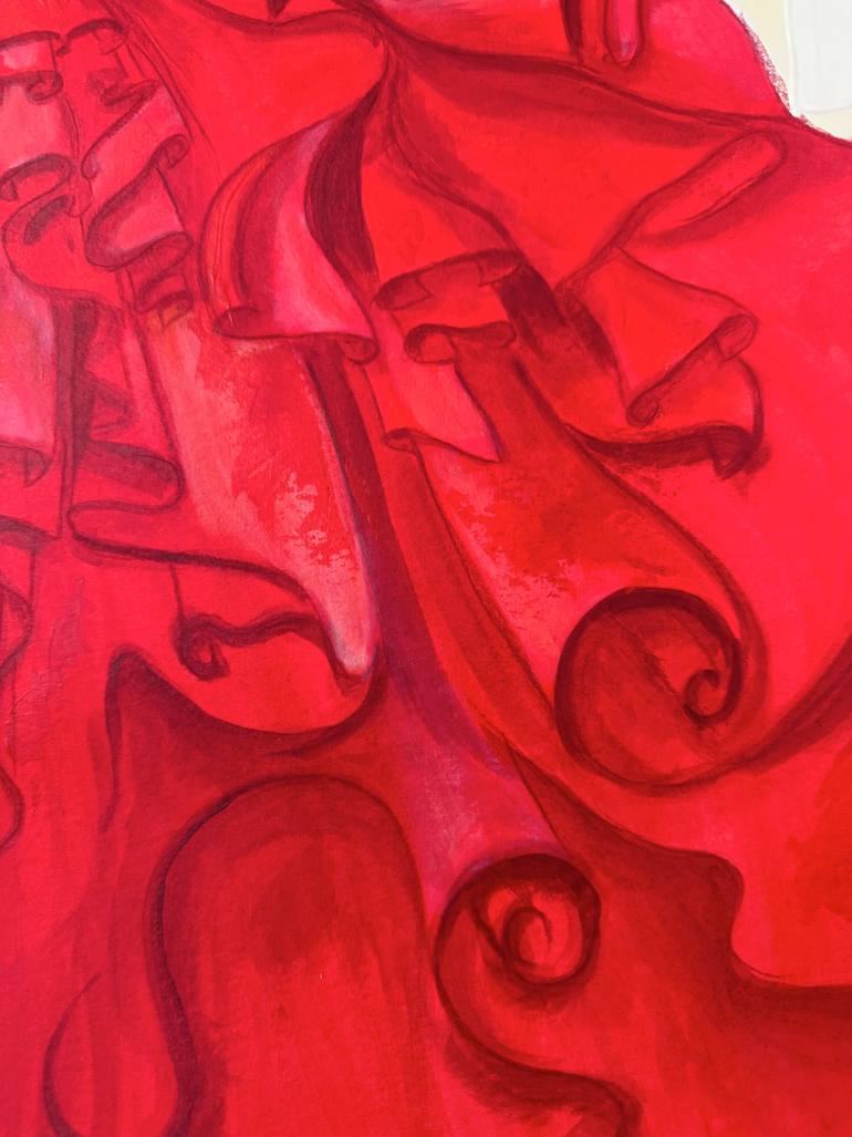 Original Contemporary Fashion Painting by Maryna Dobrova