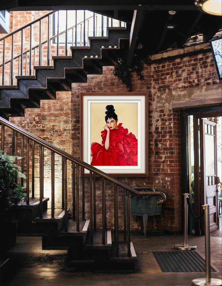 Original Contemporary Fashion Painting by Maryna Dobrova