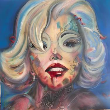 Original Pop Art Pop Culture/Celebrity Paintings by MARIE COLALILLO