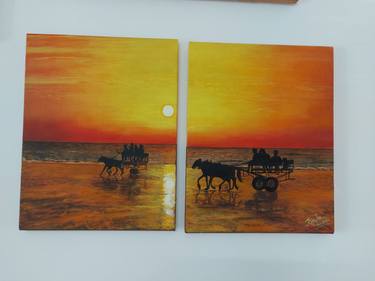 Original Beach Paintings by Riecha Mishra