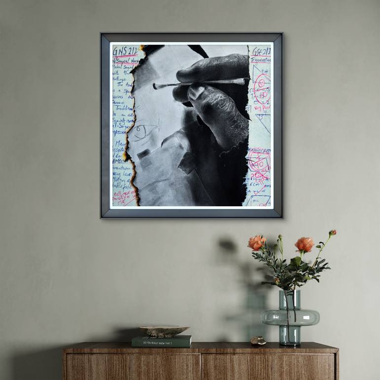 Original Expressionism Fantasy Mixed Media by Prince Dan Art