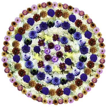 Original Abstract Floral Digital by Diego Ben Karlsson