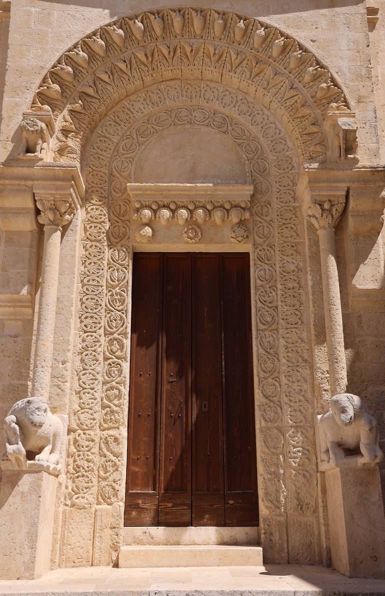 Original Architecture Photography by Diego Ben Karlsson | Minimalism Art on Paper | Sacred Thresholds of Puglia 1: The Guardian Lions