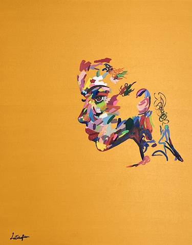 Original Artificial Intelligence Abstract Paintings by Jack Latirofian