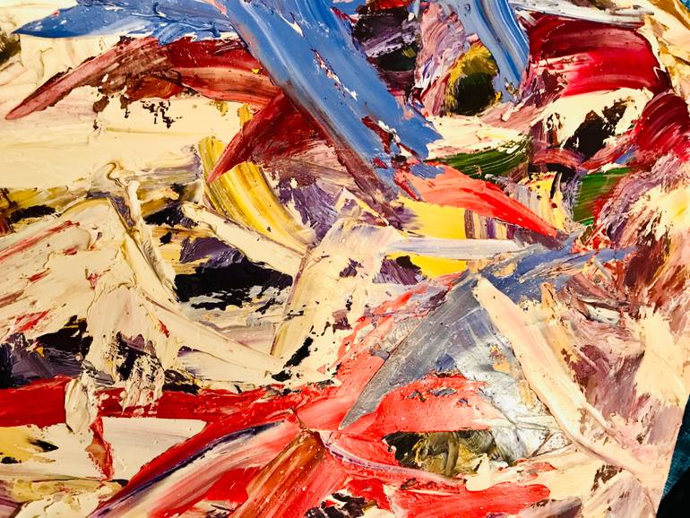 Original Abstract Expressionism Abstract Painting by David Bahr