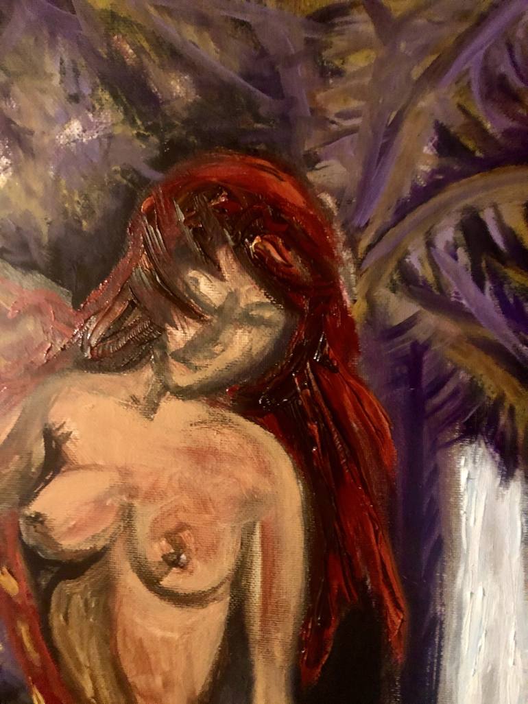 Original Post-impressionism Erotic Painting by David Bahr