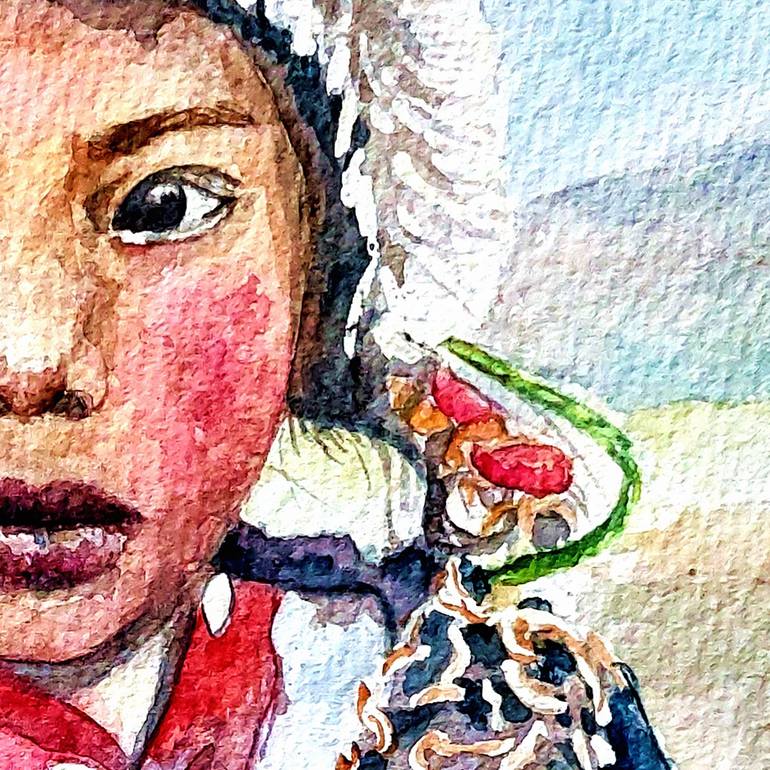 Original Folk Travel Painting by Renata Chipra