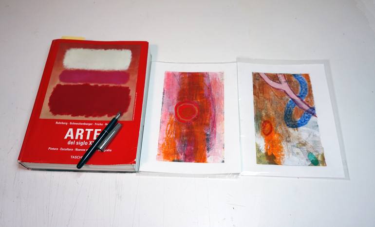 Original Abstract Expressionism Abstract Painting by Sergio Decoster