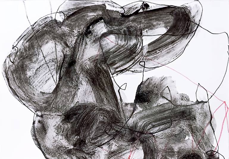 Original Abstract Expressionism Abstract Painting by Sergio Decoster