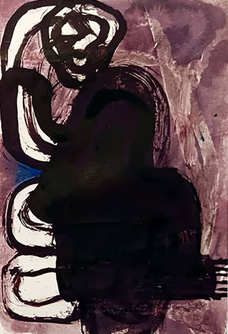 Original Abstract Expressionism Abstract Painting by Sergio Decoster