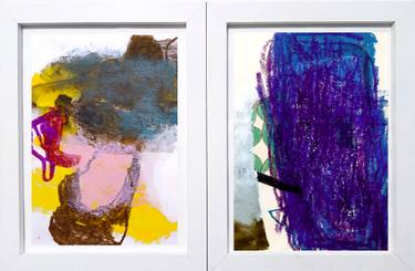 Original Abstract Expressionism Abstract Paintings by Sergio Decoster