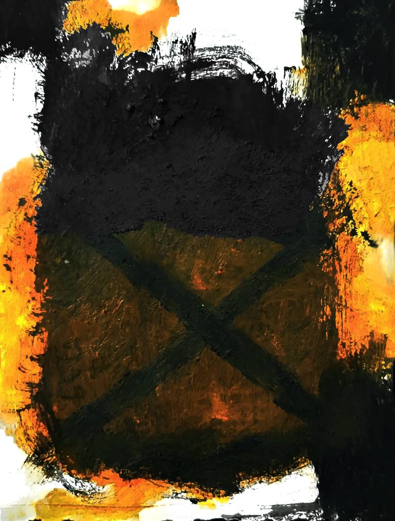 Original Abstract Expressionism Abstract Painting by Sergio Decoster
