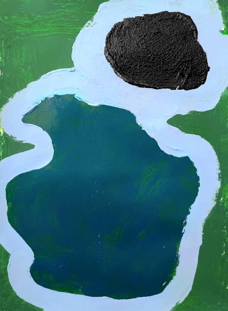 Original Abstract Expressionism Abstract Painting by Sergio Decoster