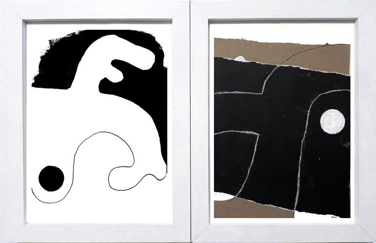 Original Abstract Painting by Sergio Decoster | Abstract Art on Acrylic | The Lizards That Sing At Night
