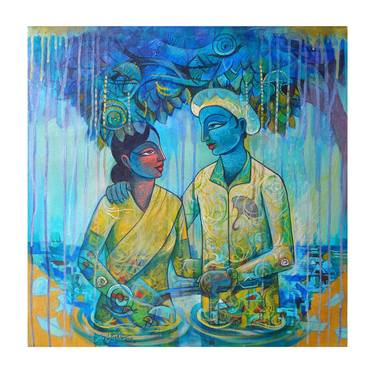 Original Classicism Love Paintings by Amit Joshii