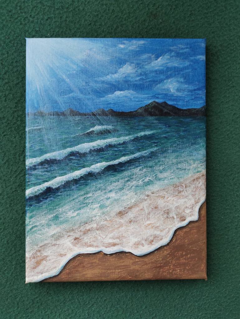 Original Seascape Painting by Nataliia Fomichova