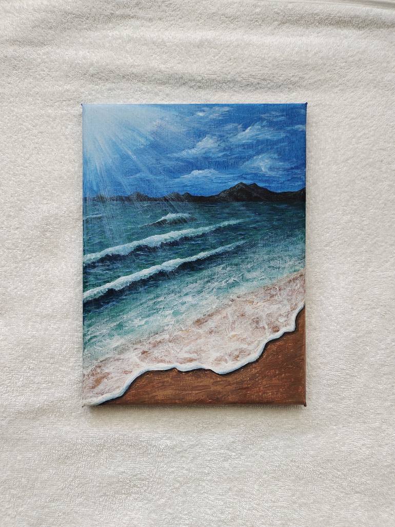 Original Seascape Painting by Nataliia Fomichova