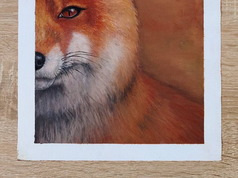 Original Realism Animal Painting by Nataliia Fomichova