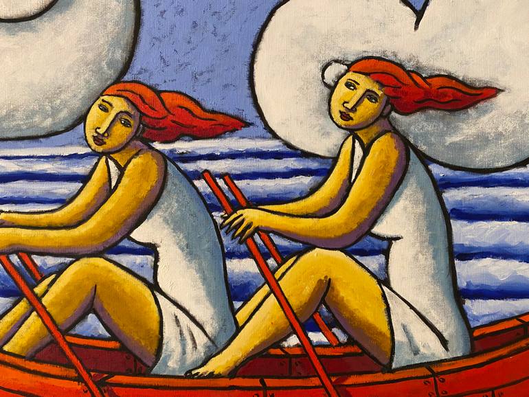 Original Figurative Boat Painting by Jacques Tange