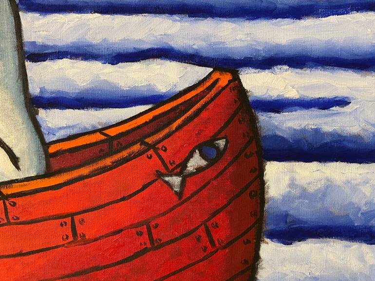 Original Figurative Boat Painting by Jacques Tange