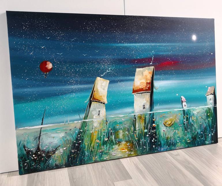 Original Contemporary Seascape Painting by Lucas Berko