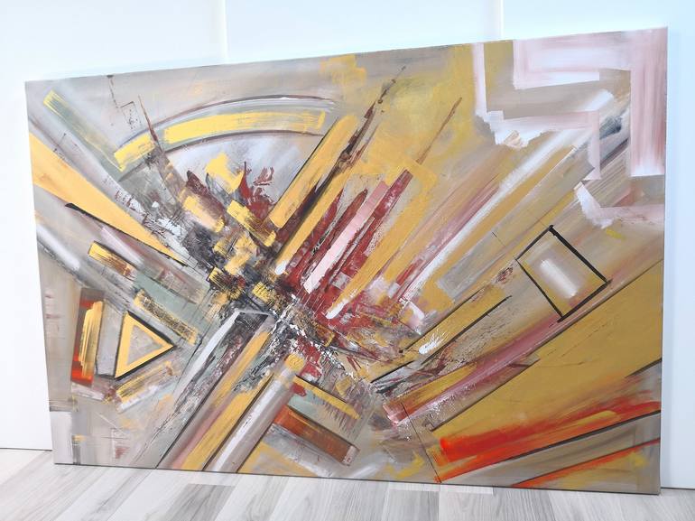 Original Abstract Painting by Lucas Berko