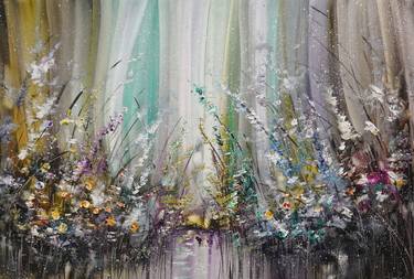 Original Abstract Floral Paintings by Lucas Berko