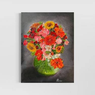 Original Floral Paintings by Victoria Kolozian