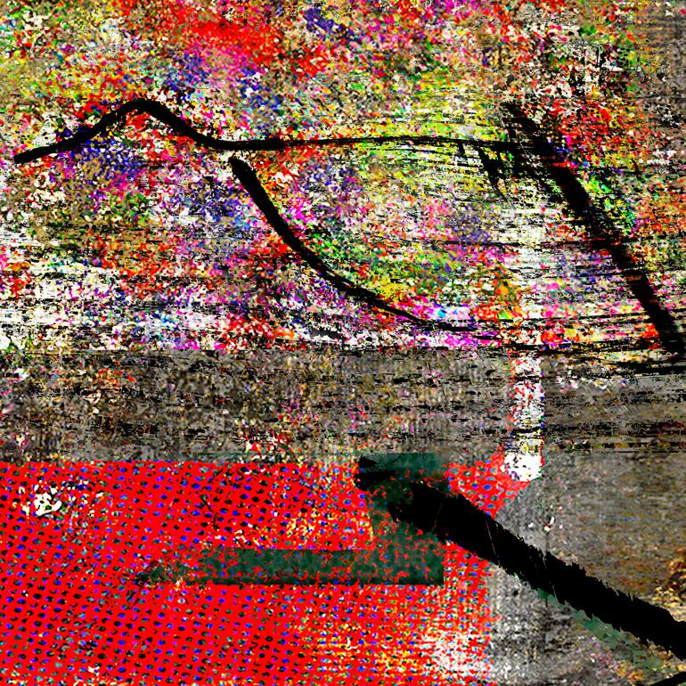 Original Abstract Expressionism Abstract Digital by Jerzy Pietruczuk