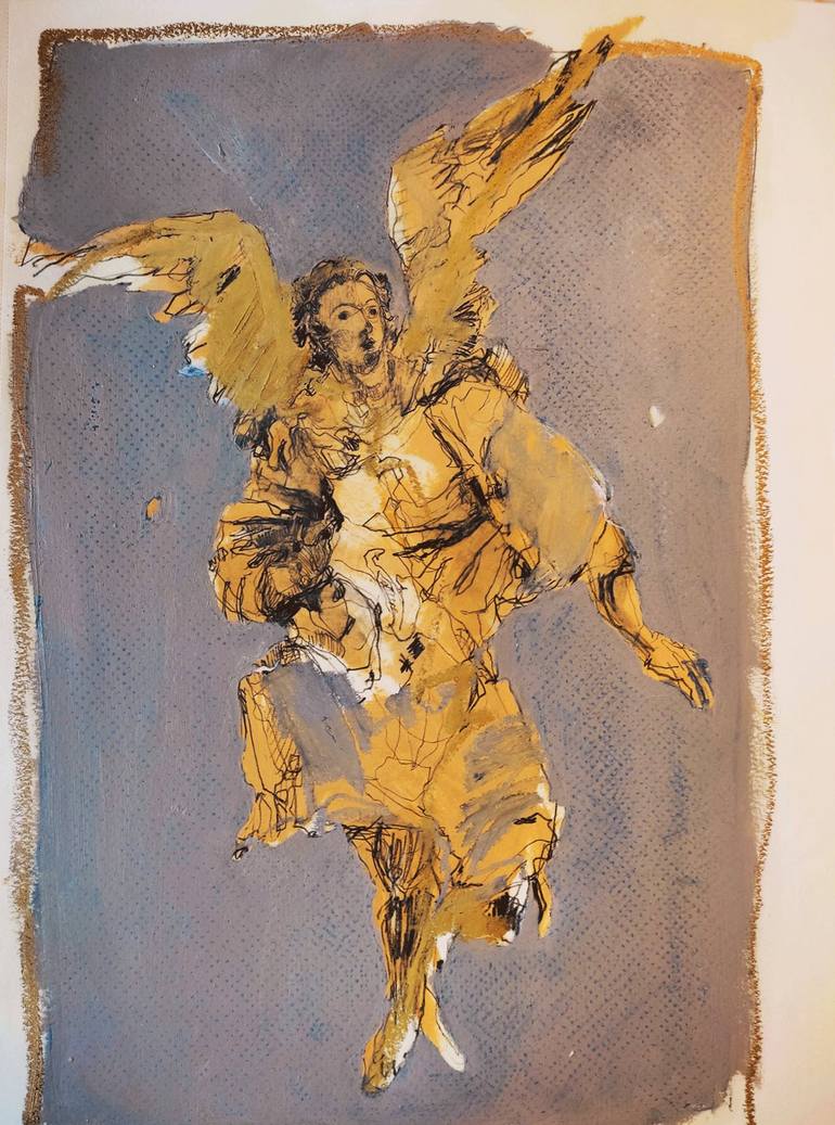 Original Contemporary Religion Paintings by Pascale Simon