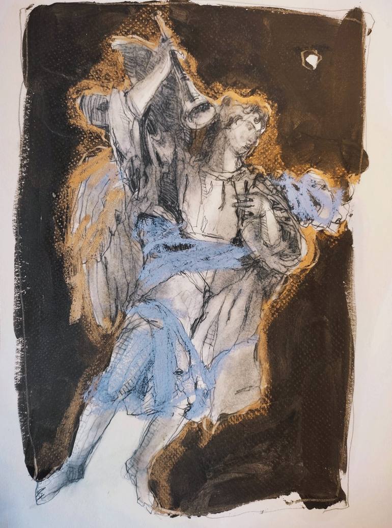 Original Contemporary Religion Paintings by Pascale Simon