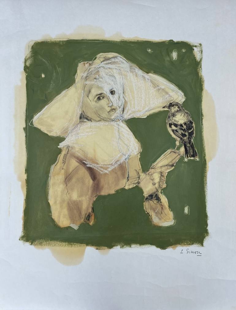 Original Contemporary Women Paintings by Pascale Simon