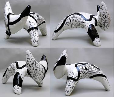 Original Abstract Animal Sculpture by Marko Zubak