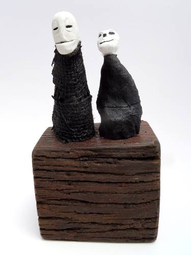 Original Figurative Family Sculpture by Marko Zubak