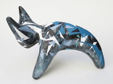 Original Abstract Animal Sculpture by Marko Zubak