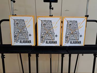 State of Alabama Civil Rights Triptych thumb