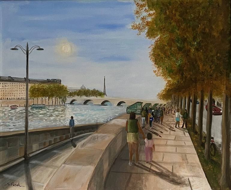 Original Contemporary Cities Paintings by Samir Farah