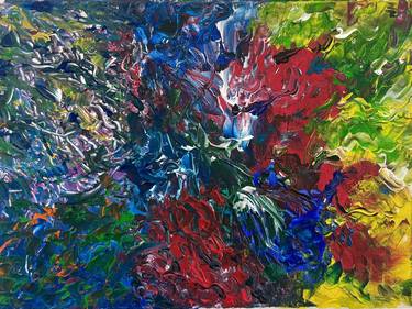 Original Abstract Expressionism Abstract Paintings by N MK