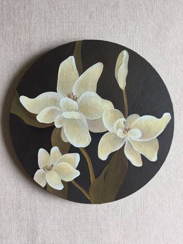 Original Romanticism Floral Paintings by Zarina K