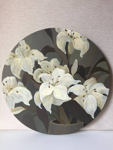 Original Floral Paintings by Zarina K