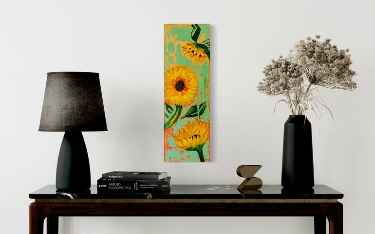 Original Floral Painting by Jessica Leigh