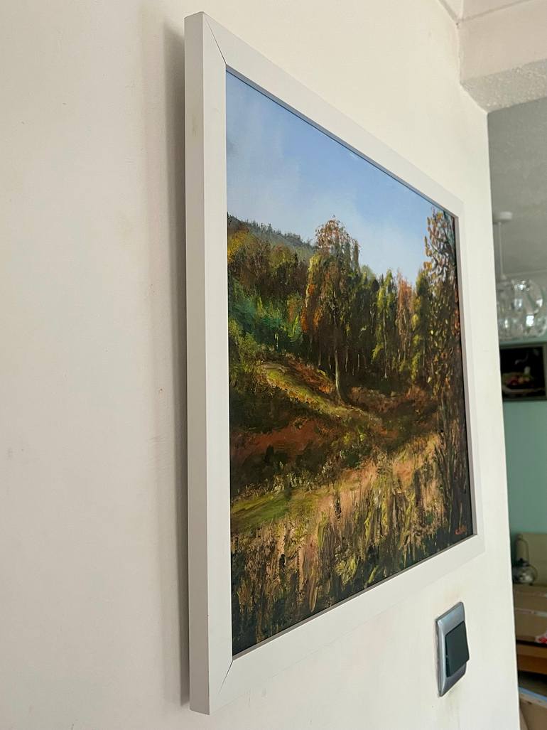 Original Impressionism Landscape Painting by Kamil Woj