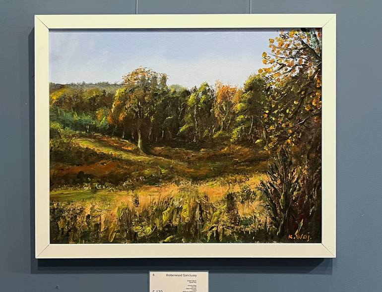 Original Impressionism Landscape Painting by Kamil Woj