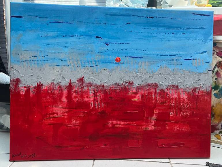 Original Contemporary Abstract Painting by Kamil Woj
