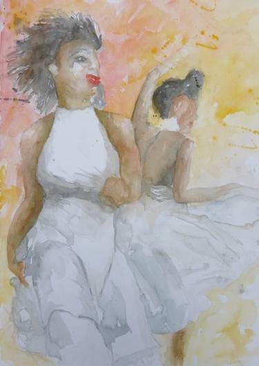 Print of Expressionism Performing Arts Paintings by Mara Grubert