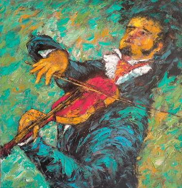 Original Impressionism Music Paintings by Süleyman Yavuz Altuntaş