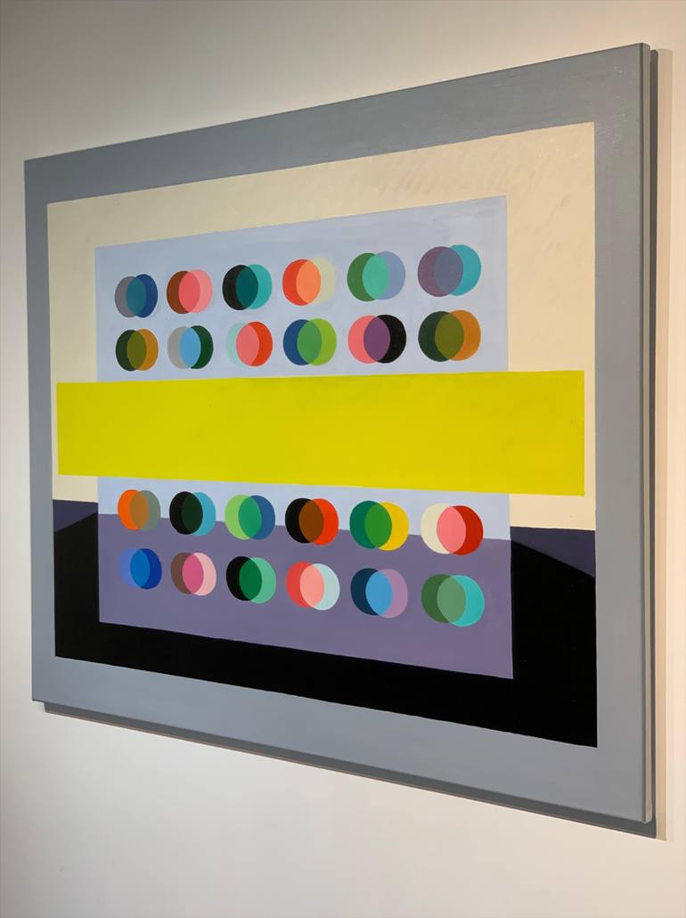 Original Contemporary Geometric Painting by Lilly Muth