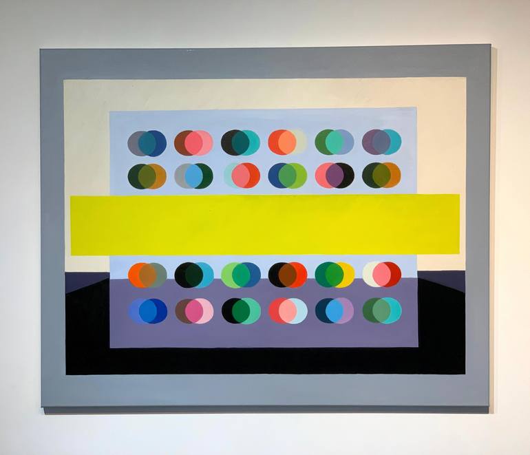 Original Contemporary Geometric Painting by Lilly Muth