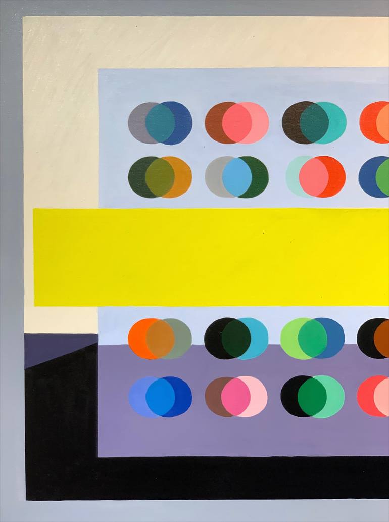 Original Contemporary Geometric Painting by Lilly Muth